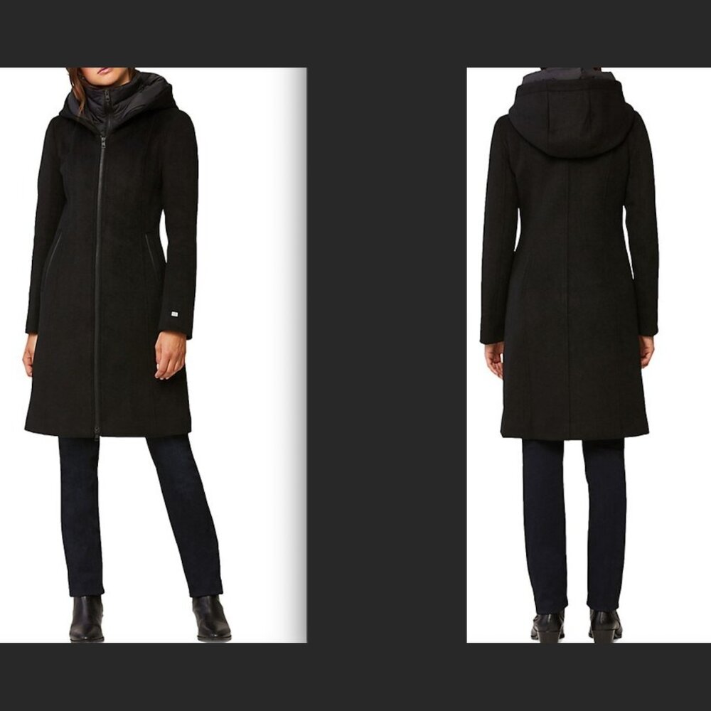(Sold elsewhere) Soia & Kyo Jessica Wool-Blend Slim-Fit Coat